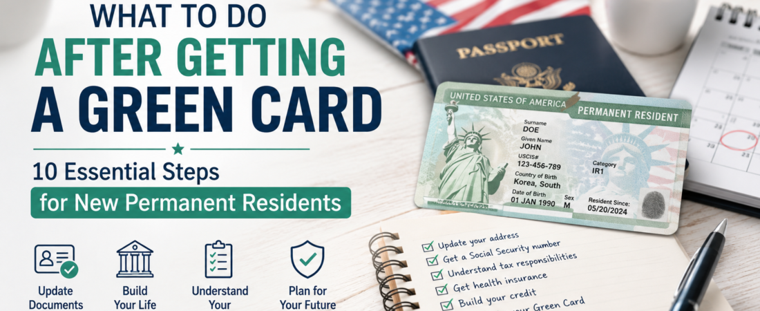 What to Do After Getting a Green Card: 10 Essential Steps for New Permanent Residents